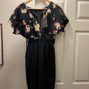 Paper Dolls London - black workwear dress size 6 nwt